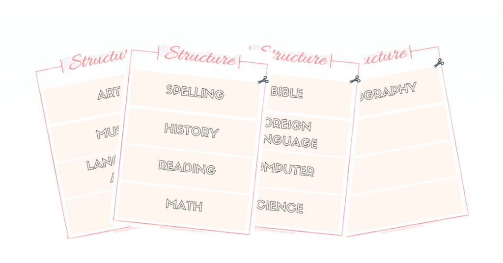 Homeschool routine printable