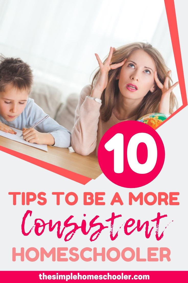 Looking for tips to be more consistent with your homeschooling? You are in the right place! I am excited to share with you all my best tips for staying motivated, energized, and consistent with homeschooling my own 3 kids.