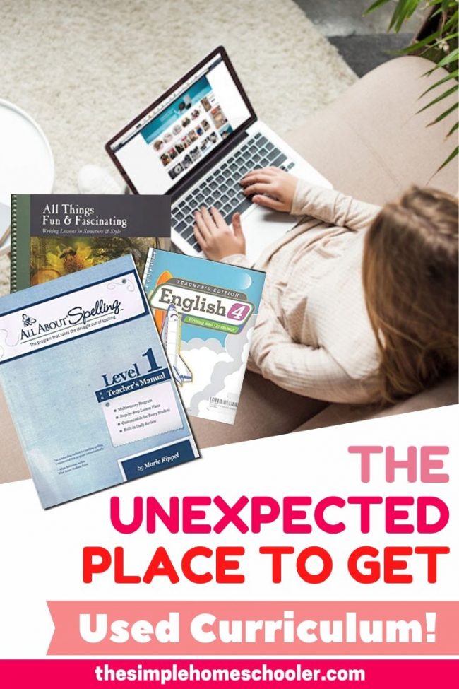 An Unexpected Place To Buy Used Homeschool Curriculum The Simple an-unexpected-place-to-buy-used-homeschool-curriculum-the-simple