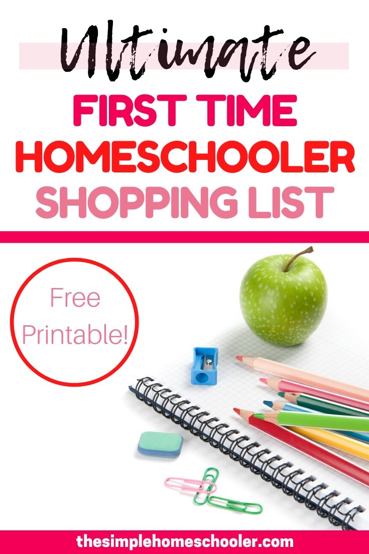 Ultimate Homeschool Supply List