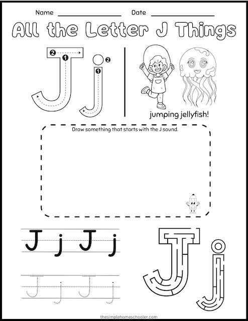 Letter J Worksheets - 17