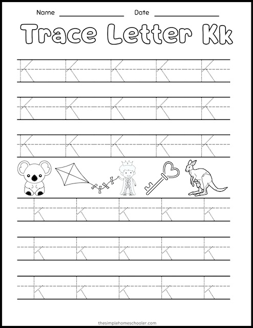 Letter K Worksheet - 2
