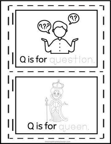 15+ Letter Q Printables: Free &amp; Easy Print! - The Simple Homeschooler