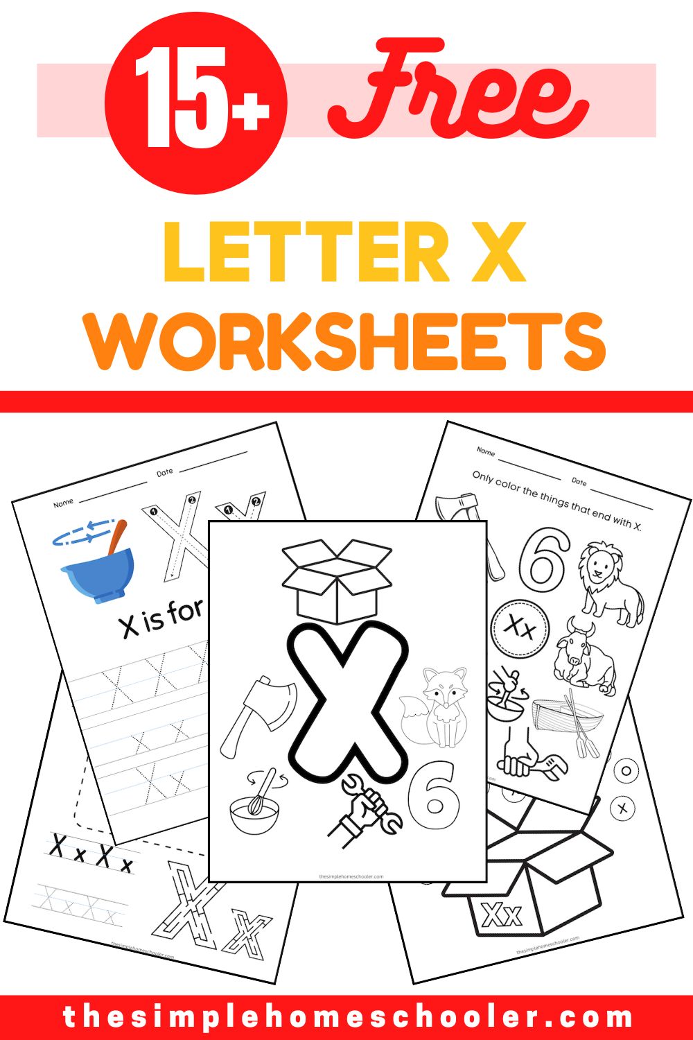 15+ Letter X Worksheets Free & Easy Print The Simple Homeschooler