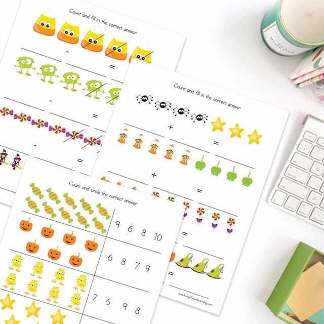 Halloween-kindergarten-math-worksheets