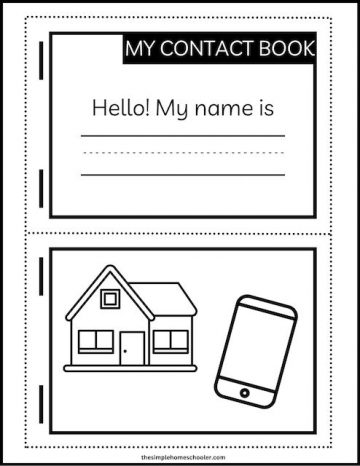Free Awesome Address & Phone Number Worksheets: Easy Print! - The