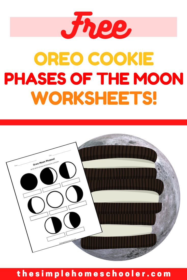 Tasty Oreo Phases of the Moon Worksheet With Answer Key Free & Easy