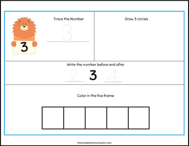 5 Frame Printable - 5