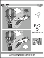 20 Free Spot The Difference Worksheets: Easy Print! - The Simple ...