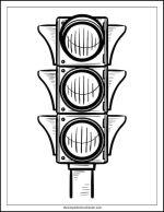Terrific Traffic Light Coloring Pages: Free &amp; Easy Print! - The Simple ...