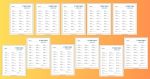Very Best Times Table Test Printables: Individual and Mixed Quizzes ...