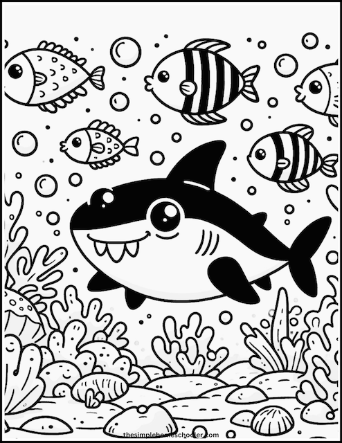 Under the Sea Coloring Page 5