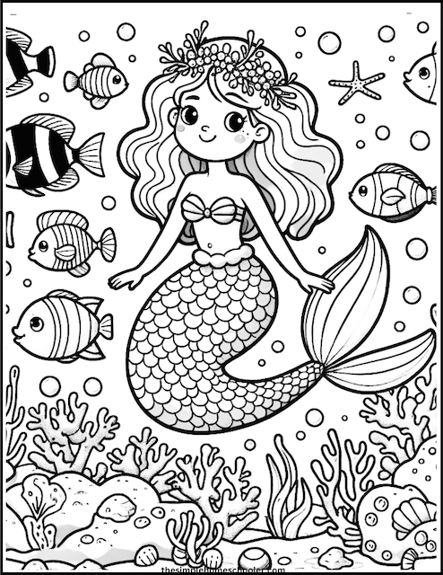 Under the Sea Coloring Page 7